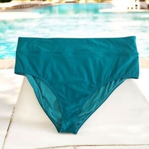 N BIKINI BOTTOM blue Green Size 16W NWT 44$ Value Nice Gift Idea